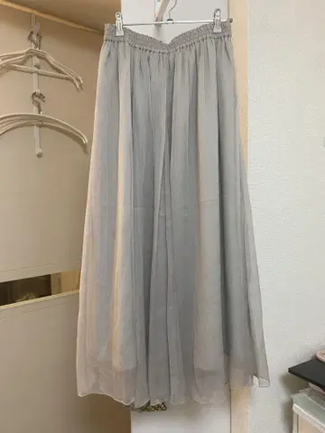 요가 의상 플레어 스커트 그레이 F