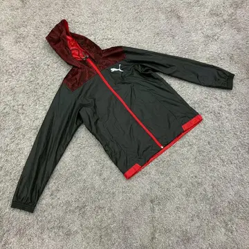 인기 PUMA / 푸마 [M] 후드 부착 나일론 자켓 블랙/레드