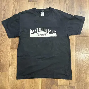 BASI & THE BASIC BAND 티셔츠 검정