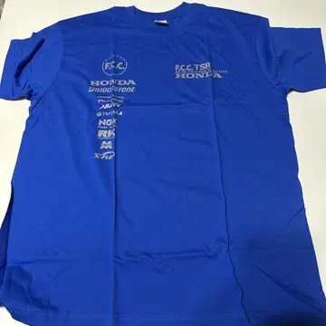 F.C.C. TSR 혼다 티셔츠 파란색