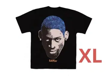 SAPEur 아일랜드 헤드 S/S 티셔츠 블랙 XL