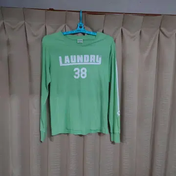 LAUNDRY 긴팔 티셔츠 S 라이트 그린