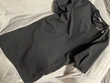 메리 퀸트 블랙 반팔 원피스