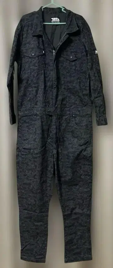도라이치 카모 패턴 작업복 3610-501 블랙