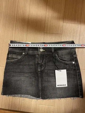 BERSHKA 데님 타이트 스커트