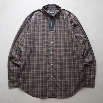 [새상품급] Ralph Lauren 버튼다운 마드라스 체크 셔츠 택 포함