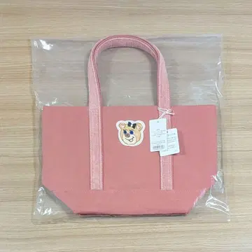 올드 테디 걸 와펜 토트백 핑크 소형