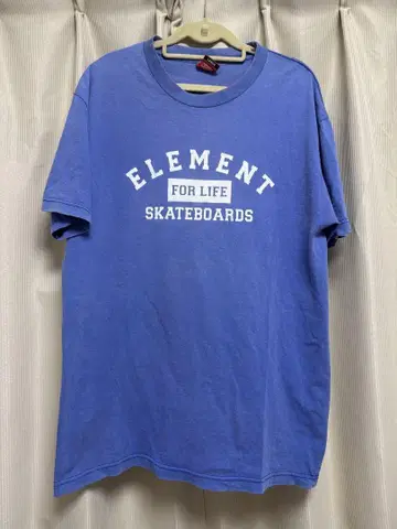 ELEMENT 티셔츠 파란색 스케이트보드