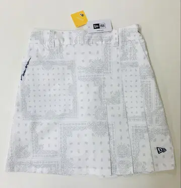 뉴에라 화이트 골프 스커트