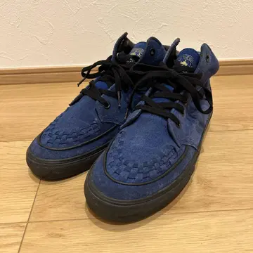 극히 희귀한 Vans Creeper 스웨이드 스니커즈 블루