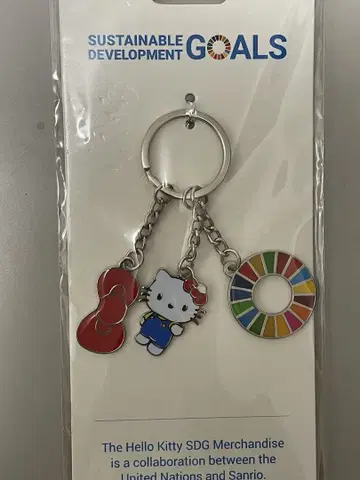 유엔 파빌리온 헬로키티 SDG 키링