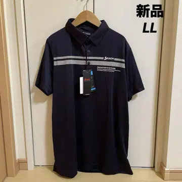 Srixon 네이비 폴로 셔츠 새 제품 LL 사이즈 데상트 골프 의류
