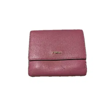 FURLA 핑크 두겹 지갑