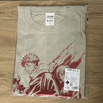 JUMP SHOP 주술회전 호일 프린트 T셔츠