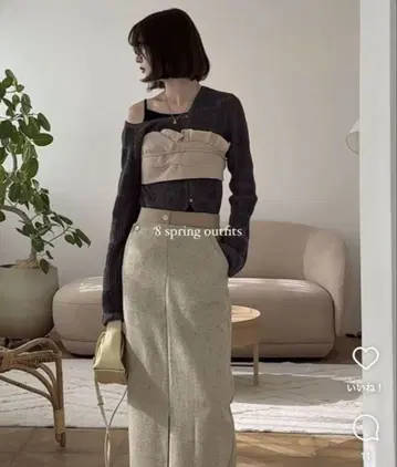 택 포함 새상품 Eaphi MULTI WAY FRILL 뷔스티에