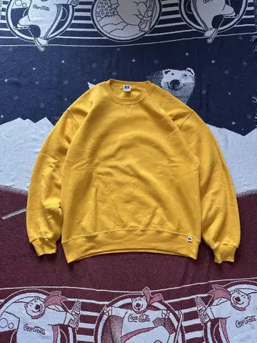 90s usa 제작 Russell athletic 무지 맨투맨 블랭크