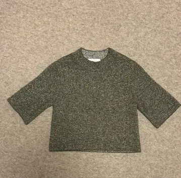ANDREA&Co. BOUCLE KNIT TOPS 카키 S 사이즈