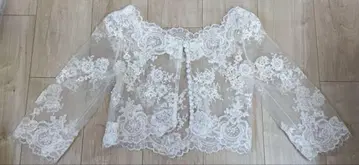 WITH A WHITE 웨딩 볼레로 브라이덜 케이프 숄