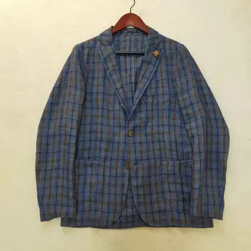 새상품급 LARDINI 44 린넨 100% 테일러드 자켓