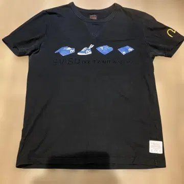 EVISU 블랙 티셔츠