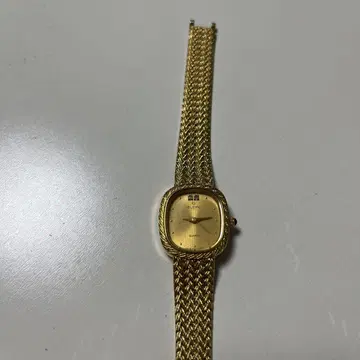 ELGIN 쿼츠 여성용 손목시계 골드 used