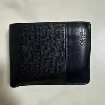 칼빈 클라인 블랙 두겹 지갑