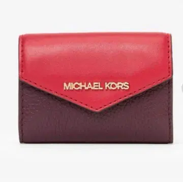 새상품 MICHAEL KORS 지퍼 키링 케이스 레드