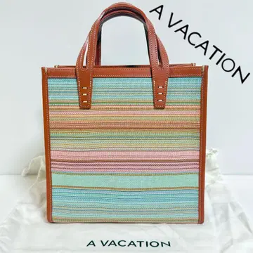 A VACATION BOX BORDER 핸드백