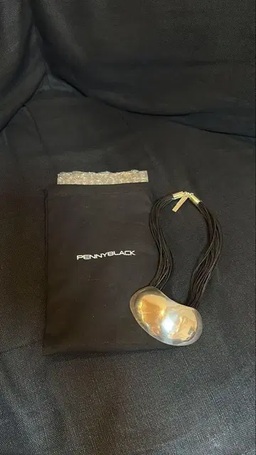 펜니블랙 초커 블랙 로프