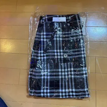 초록색 체크무늬 팬츠