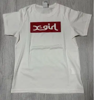 [미사용] X-girl 로고 티셔츠 사이즈 1