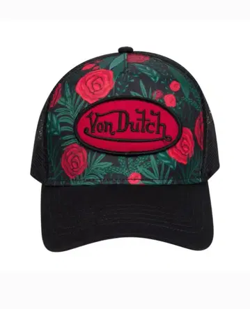 Von Dutch 플라워 프린트 트래커 햇