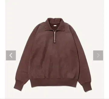 A.PRESSE Vintage Half Zip Sweatshirt