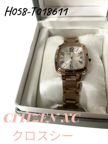 CITIZEN XC 크로스씨 H058-T018611 솔라 전파 시계
