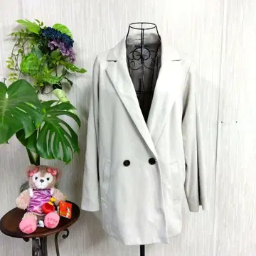 클래식 엘프 베이지 오버사이즈 재킷 M-L 여성용