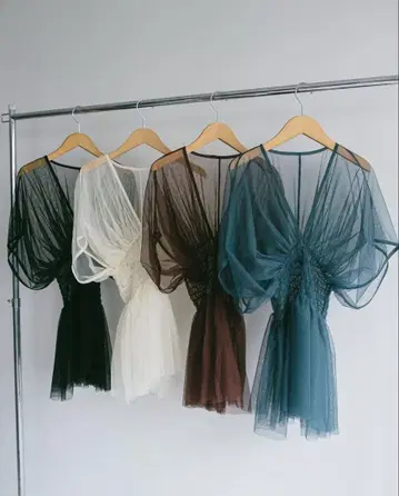 sahara Gather Tulle Top Brown