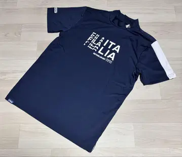 FILA 휠라 골프 모크넥 셔츠 의류 M 사이즈 네이비 새상품