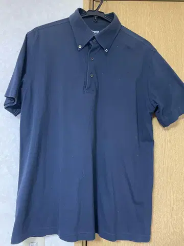 가마쿠라 셔츠 남성용 피케 셔츠 카노코 니트 XL 네이비