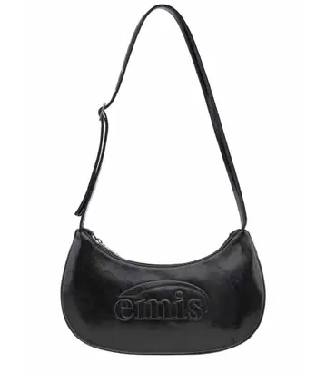 EMIS EMBOSSED 미니백 블랙