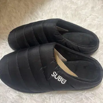 SUBU 블랙 사보 샌들 수납 가방 포함