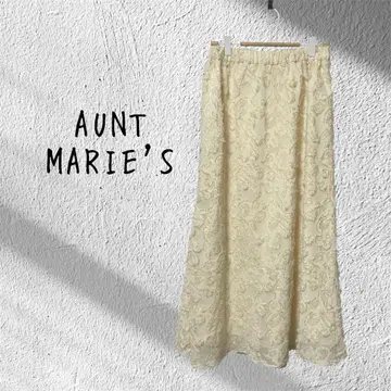 AUNT MARIE'S 앤트마리스 꽃무늬 플라워 플레어 롱 스커트