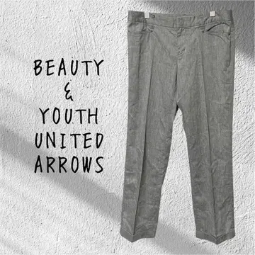 BEAUTY & YOUTH UNITED ARROWS 린넨 숏 기장 팬츠