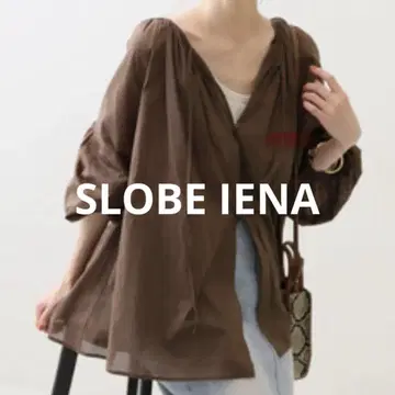 SLOBE IENA 슬로브 이에나 개더 슬리브 시어 블라우스 볼레로