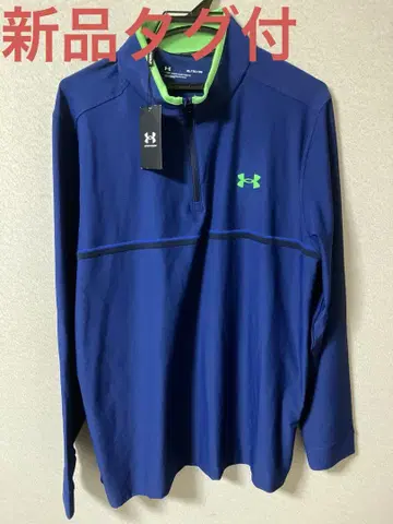 택 포함 새상품 UNDER ARMOUR 언더아머 하프 지퍼 저지