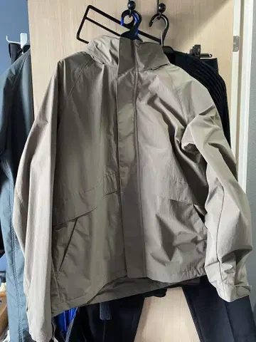 UNIQLO 윈드프루프 스탠드 블루종 Beige