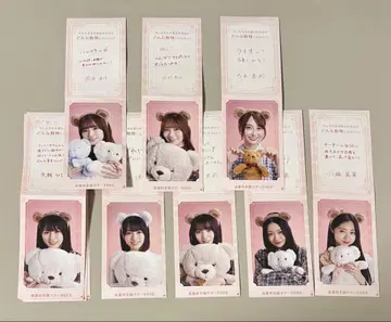NOGI 넘기기 노기자카 모바일 회장 한정판 꽝 티켓 8월분