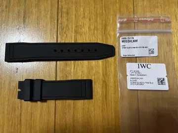 IWC 정품 블랙 러버 스트랩 EasX-CHANGE 20mm 미사용품