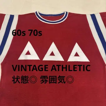60년대 70년대 빈티지 아스레틱 티셔츠 미국