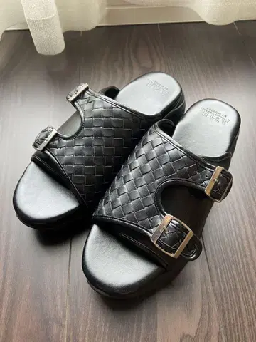 Azul By Moussy 샌들 블랙 M 사이즈 남성용 아즈
