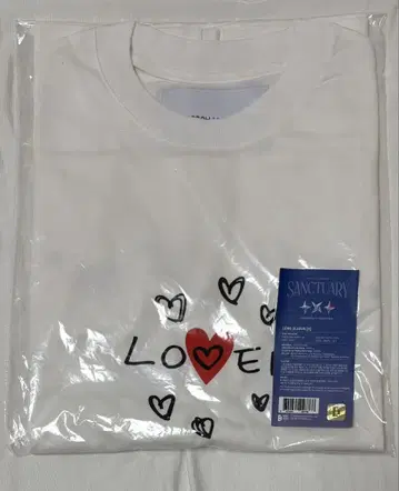 TXT SANCTUARY LOVE 롱슬리브 티셔츠 S 사이즈